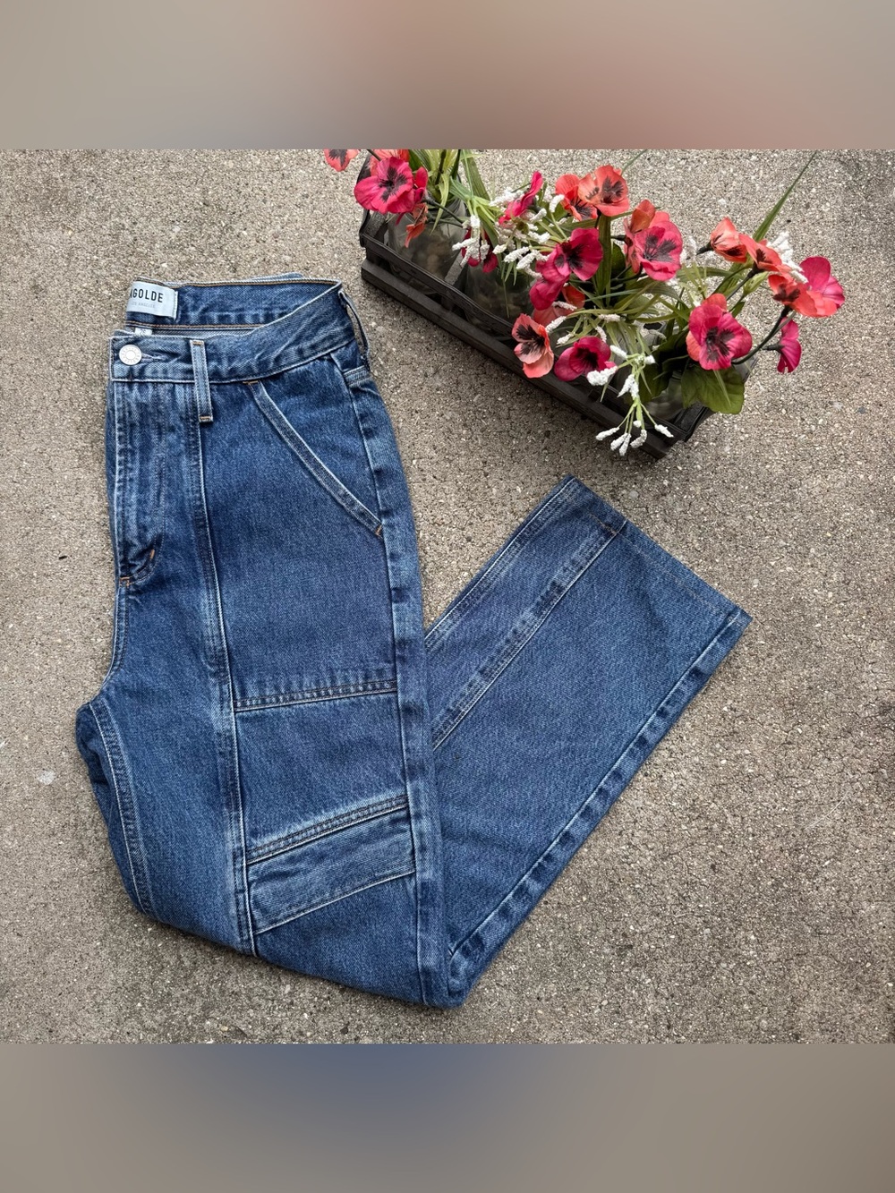 Agolde Cooper Cargo Jeans Size 26